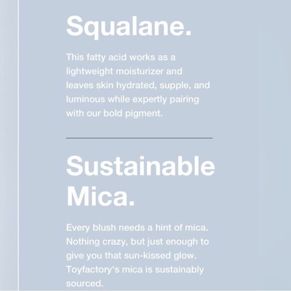 ToyFactory Squalane Powder Four(4!) Blush Palatte w built in mirror “Sunset” NEW - Picture 9 of 9